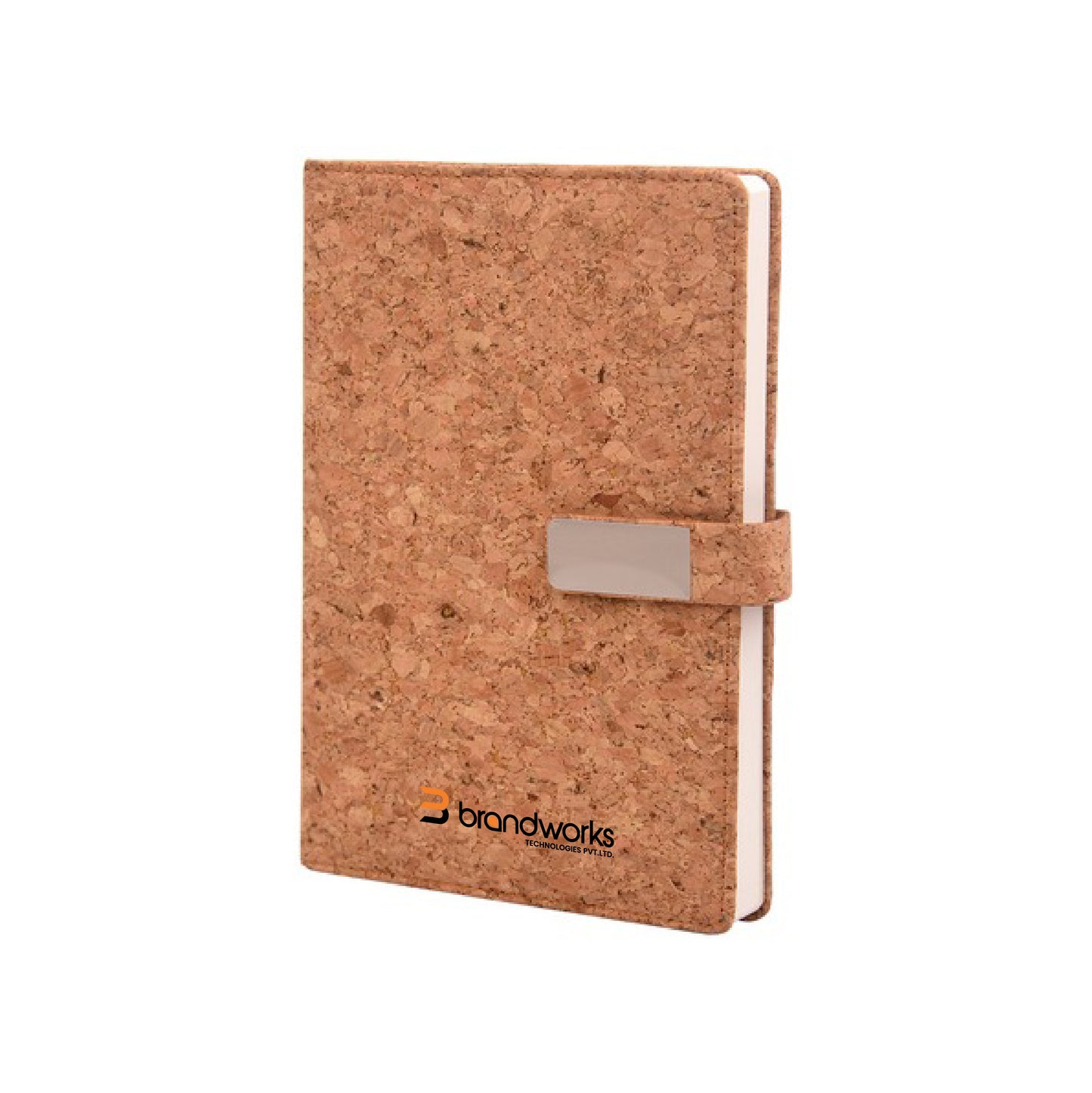 Lustrous A5 Cork Diary with Magnetic Closure
