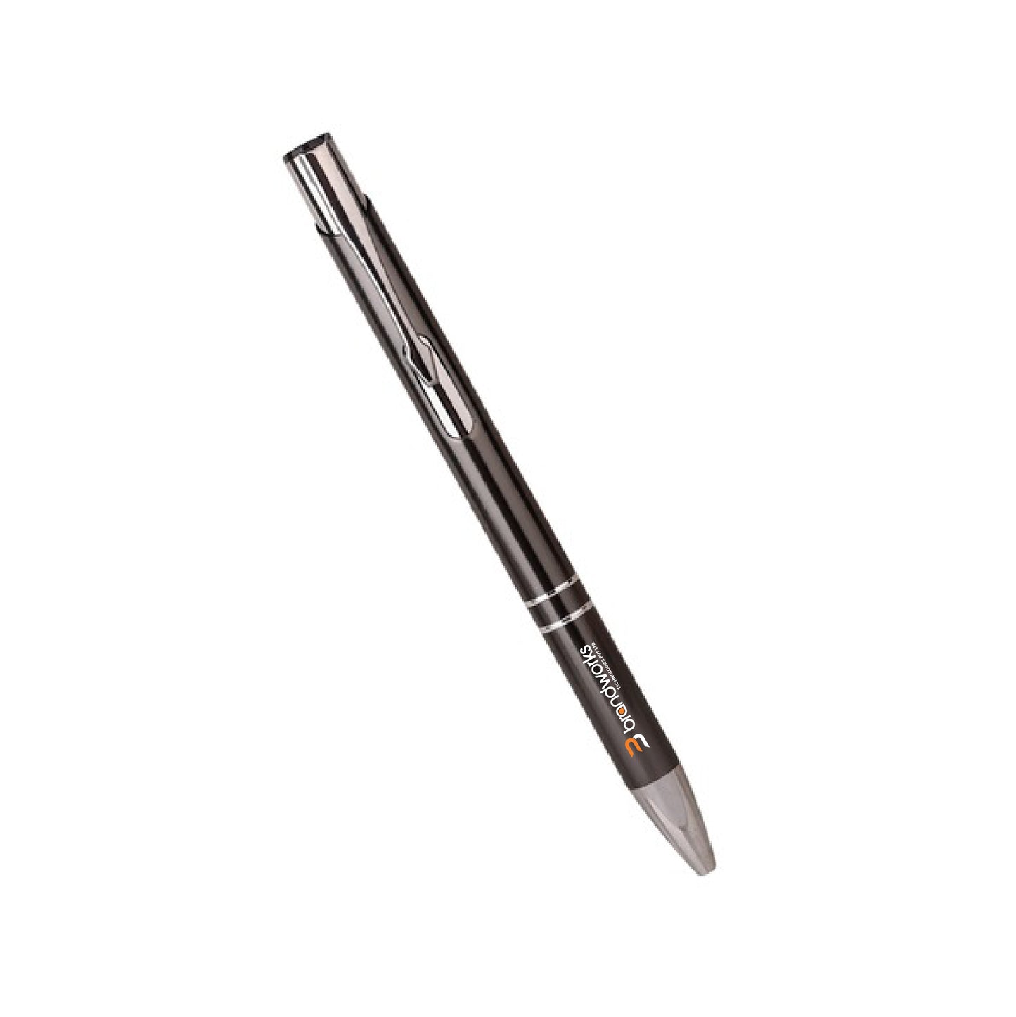 Trendy Plastic Gun Metal-finished Ballpoint Pen