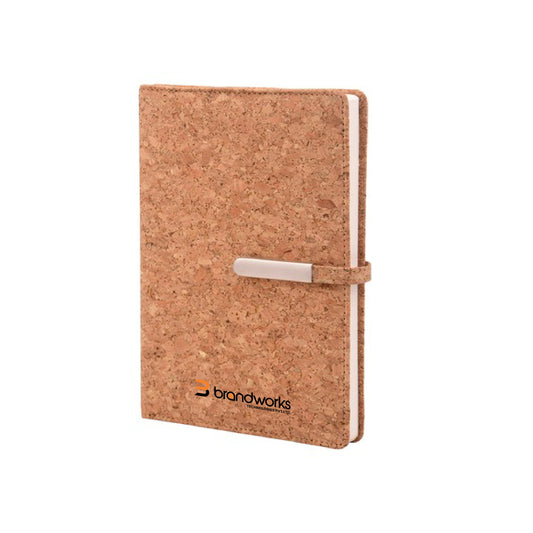 Elegant A5 Cork Diary with Magnetic Closure