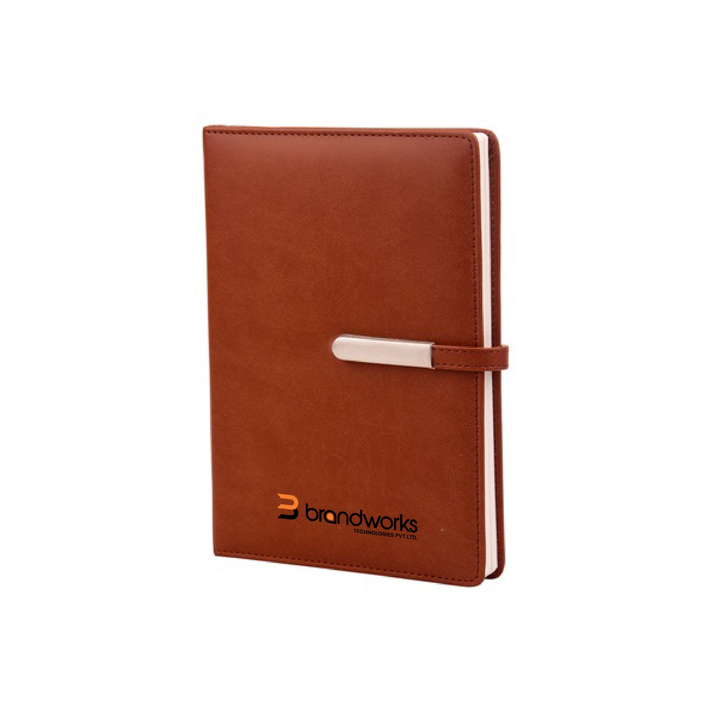 Elegant A5 Tan Diary with Magnetic Closure