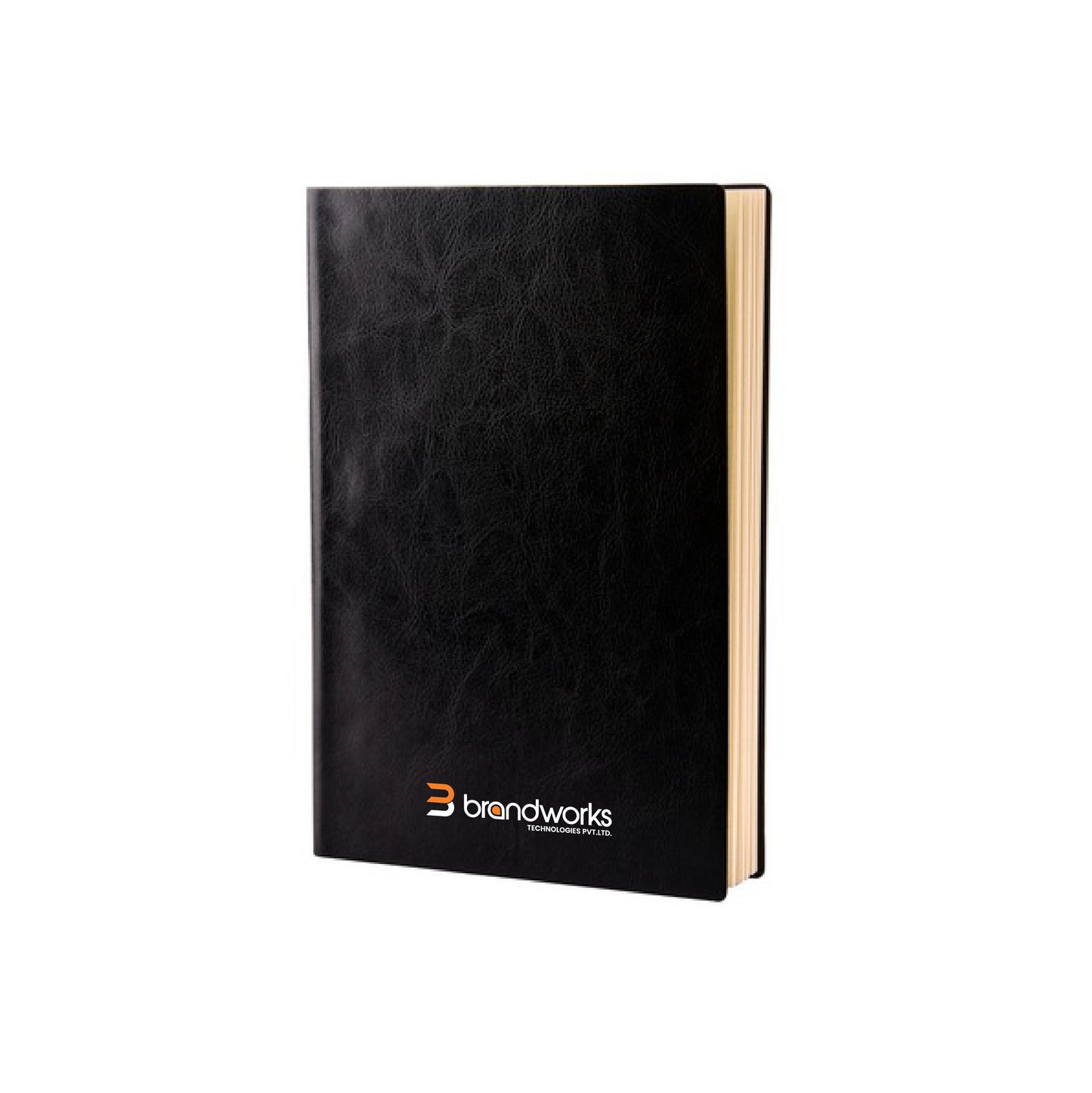 Concise Black A5 Diary with Soft touch PU Cover